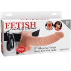 FETISH FANTASY SERIES - ADJUSTABLE HARNESS REMOTE CONTROL REALISTIC PENIS WITH TESTICLES 23 CM - imagine 5
