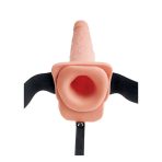 FETISH FANTASY SERIES - ADJUSTABLE HARNESS REALISTIC PENIS WITH BALLS SQUIRTING 19 CM - imagine 2