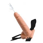 FETISH FANTASY SERIES - ADJUSTABLE HARNESS REALISTIC PENIS WITH BALLS SQUIRTING 19 CM - imagine 3