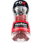 PDX ELITE - STROKER VIEWTUBE 2 SPIRAL COMPRESSION TRANSPARENT - imagine 2