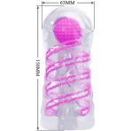 PRETTY LOVE - FANTASY MALE MASTURBATOR WITH INTERNAL SPIRAL AND TRANSPARENT BALLS - imagine 4