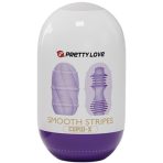 PRETTY LOVE - SMOOTH STRIPES CUPID MASTURBATOR EGG - imagine 3