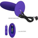 PRETTY LOVE - YOUTH PLUG ANAL VIBRATOR REMOTE CONTROL VIOLET - imagine 5