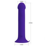 PRETTY LOVE - MURRAY YOUTH VIBRATING DILDO  RECHARGEABLE VIOLET - imagine 4
