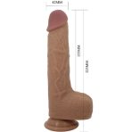 PRETTY LOVE - TOMMY REALISTIC DILDO VIBRATOR 22.5 CM - imagine 4