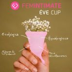 FEMINTIMATE - EVE NEW SILICONE MENSTRUAL CUP - SIZE M - imagine 2
