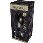 ALIVE - ANAL PLEASURE MINI PLUG METAL BLACK SIZE L - imagine 2