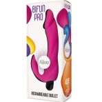 ALIVE - BIFUN PRO VIBRATOR DILDO PINK 14.9 CM - imagine 3