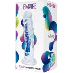ALIVE - EMPIRE REALISTIC PENIS TRANSPARENT 19.3 CM - imagine 2