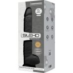 SILEXD - MODEL 1 REALISTIC PENIS PREMIUM SILEXPAN SILICONE BLACK 38 CM - imagine 3