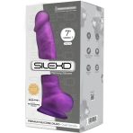SILEXD - MODEL 1 REALISTIC PENIS PREMIUM SILEXPAN SILICONE VIOLET 17.5 CM - imagine 2