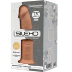 SILEXD - MODEL 2 REALISTIC PENIS PREMIUM SILEXPAN SILICONE CARAMEL 19 CM - imagine 3