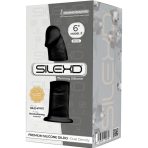 SILEXD - MODEL 2 REALISTIC PENIS PREMIUM SILEXPAN SILICONE BLACK 15 CM - imagine 3