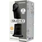 SILEXD - MODEL 2 REALISTIC PENIS PREMIUM SILEXPAN SILICONE BLACK 23 CM - imagine 3