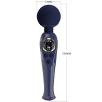 PRETTY LOVE - SKYLER VIBRATOR WAND BLUE - imagine 5