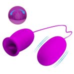 PRETTY LOVE - DAISY DUAL EGG RECHARGEABLE VIBRATOR PURPLE - imagine 3