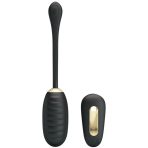 PRETTY LOVE - DOREEN LUXURY RECHARGEABLE VIBRATING EGG BLACK REMOTE CONTROL - imagine 2