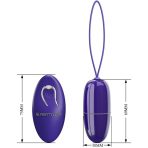 PRETTY LOVE - SELKIE YOUTH MINI VIBRATING EGG VIOLET REMOTE CONTROL - imagine 5
