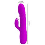 PRETTY LOVE - MELANIE PURPLE RECHARGEABLE RABBIT VIBRATOR - imagine 5