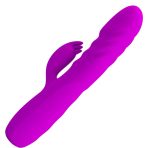 PRETTY LOVE - MELANIE PURPLE RECHARGEABLE RABBIT VIBRATOR - imagine 2