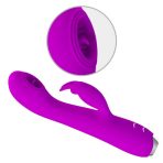 PRETTY LOVE - RACHEL RECHARGEABLE VIBRATOR WITH PURPLE SUCTION CUP - imagine 4