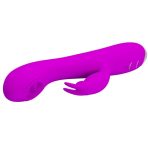PRETTY LOVE - RACHEL RECHARGEABLE VIBRATOR WITH PURPLE SUCTION CUP - imagine 2
