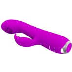 PRETTY LOVE - RACHEL RECHARGEABLE VIBRATOR WITH PURPLE SUCTION CUP - imagine 3