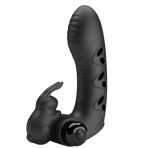 PRETTY LOVE - VANCE BLACK RABBIT VIBRATOR FINGER COVER - imagine 5