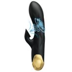 PRETTY LOVE - BLACK RECHARGEABLE GOLD PLATED LUXURY VIBRATOR - imagine 2