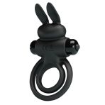 PRETTY LOVE - VIBRATOR III RABBIT RING FOR BLACK PENIS - imagine 2