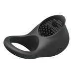 PRETTY LOVE - VIBRATING PENIS RING WITH BLACK TONGUE - imagine 3