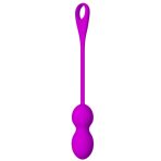 PRETTY LOVE - ELVIRA RECHARGEABLE VIBRATING BALLS PURPLE - imagine 2