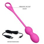 PRETTY LOVE - ELVIRA PINK RECHARGEABLE VIBRATING BALLS - imagine 5