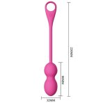 PRETTY LOVE - ELVIRA PINK RECHARGEABLE VIBRATING BALLS - imagine 4
