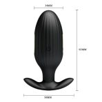 PRETTY LOVE - JEFFERSON APP CONTROLLED ANAL PLUG BLACK - imagine 4