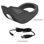 PRETTY LOVE - SUSANNA VIBRATING PENIS RING BLACK - imagine 4