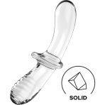 SATISFYER - DOUBLE CRYSTAL DILDO TRANSPARENTE - imagine 4