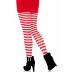 LEG AVENUE - WHITE/RED STRIPED TIGHTS - imagine 5