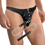 DARKNESS - SUBMISSION THONG WITH METAL CHAIN - imagine 2