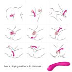 ARMONY - LEGEND VIBRATOR SILICONE FUCHSIA - imagine 2