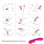 ARMONY - ROMANCE VIBRATOR WITH STIMULATOR FUCHSIA - imagine 2