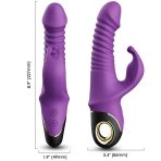 ARMONY - ZING DILDO VIBRATOR RABBIT PURPLE - imagine 3