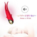 ARMONY - SHADOW VIBRATOR DOUBLE-HEAD TEASING RED - imagine 5