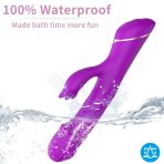 ARMONY - DILDO VIBRATOR RABBIT SILICONE PURPLE - imagine 3