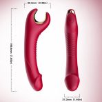 ARMONY - PRINCE DILDO VIBRATOR  ROTATOR RED - imagine 3