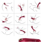 ARMONY - PRINCE DILDO VIBRATOR  ROTATOR RED - imagine 2