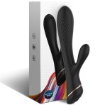 ARMONY - VIBRATOR RABBIT SILICONE BLACK - imagine 4