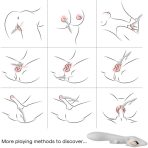 ARMONY - ELK VIBRATOR RABBIT CURVED RED - imagine 3