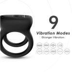 ARMONY - DOUBLE RING VIBRATOR BLACK - imagine 2