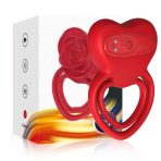 ARMONY - RING VIBRATOR HEART RED - imagine 5